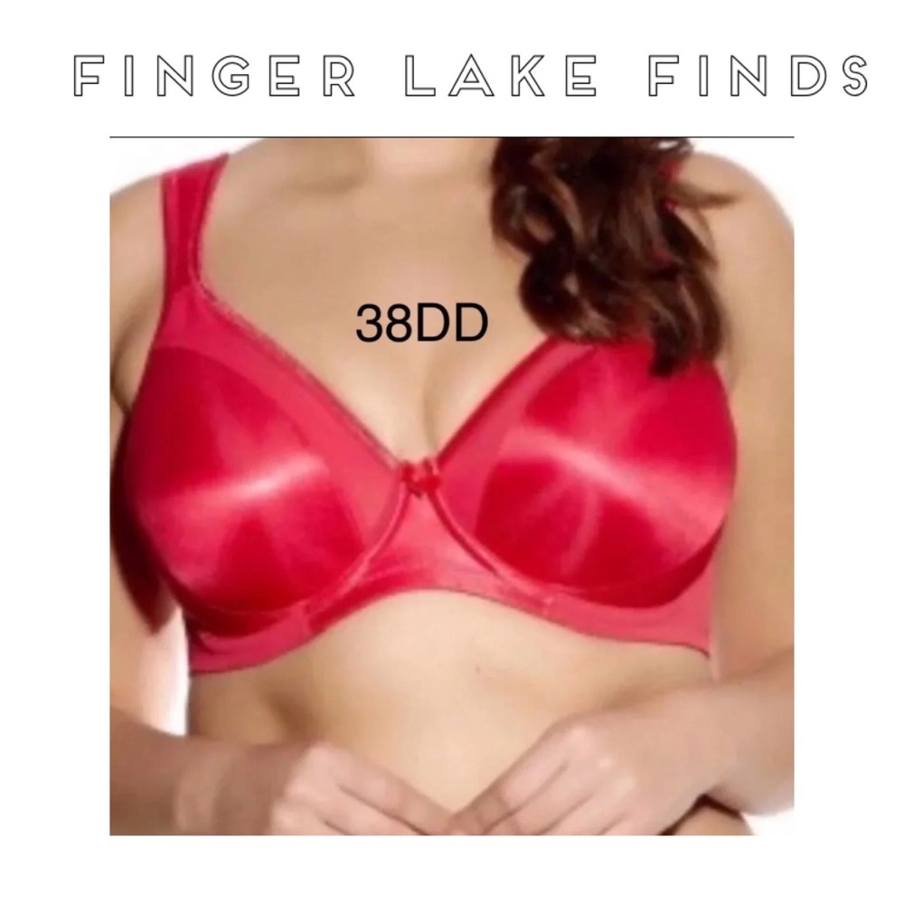 Goddess Red Hannah Bra, 38DD